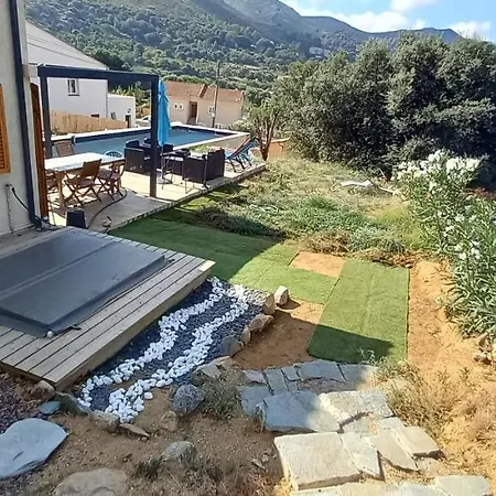 Maison Neuve Vue Imprenable Piscine Et * Calenzana
