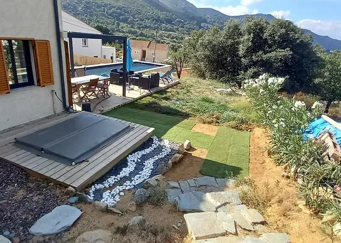 Maison Neuve Vue Imprenable Piscine Et * 卡伦扎纳